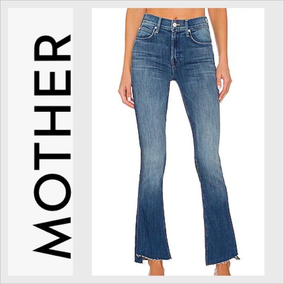 MOTHER The Runaway Step Fray Jeans Night in Havana 29 - Picture 1 of 13